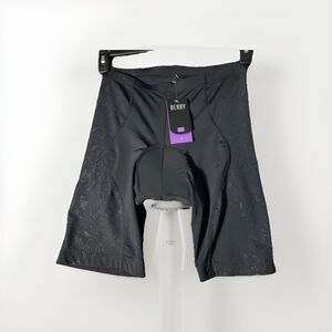 Beroy Mens Cycling Shorts Size L‎ with Padding Biking Black Reflective NEW